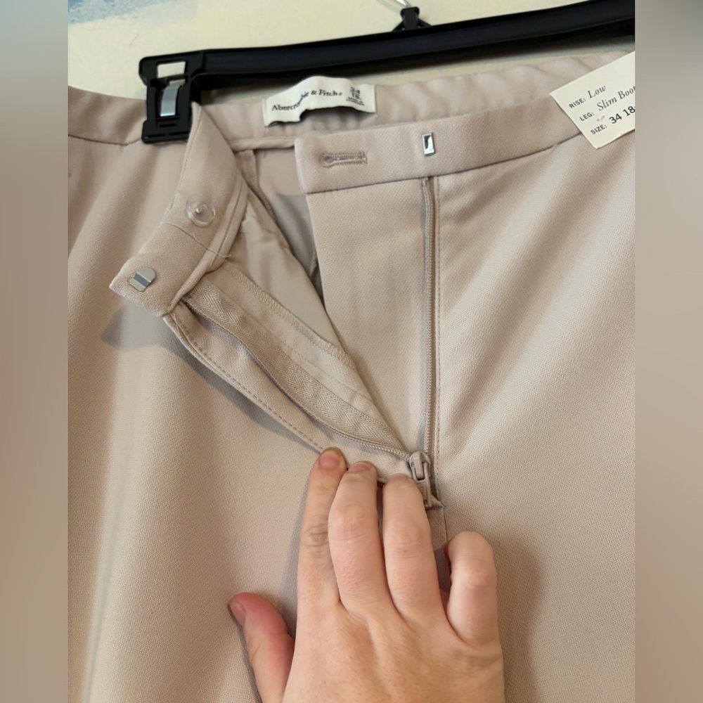 NEW Abercrombie and fitch career slim boot slacks pants various sizes - Picture 4 of 6
